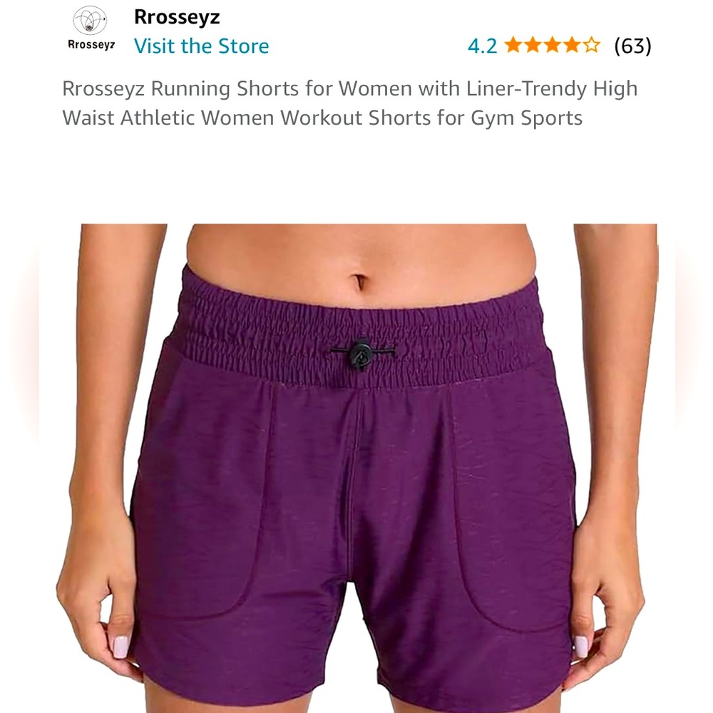 4” athletic shorts with liner